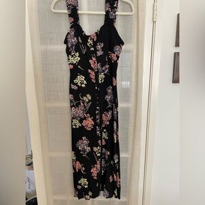 Free People floral midi dress